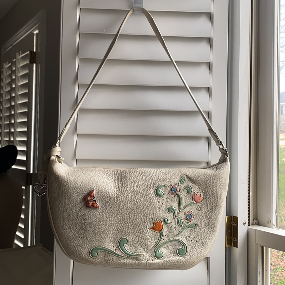 Brighton Flutter Fantasy Enameled Butterfly & Flo… - image 2